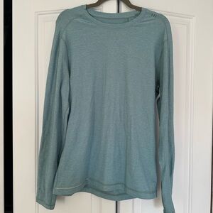 lululemon athletica Long Sleeve Tee in Seafoam Green